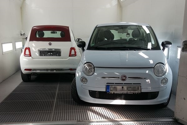 Lackierung 2 Fiat 500